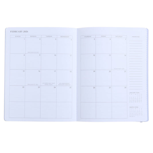 2025 Monthly + Weekly Planner - Navy Floral Gartner Studios Planner 104532