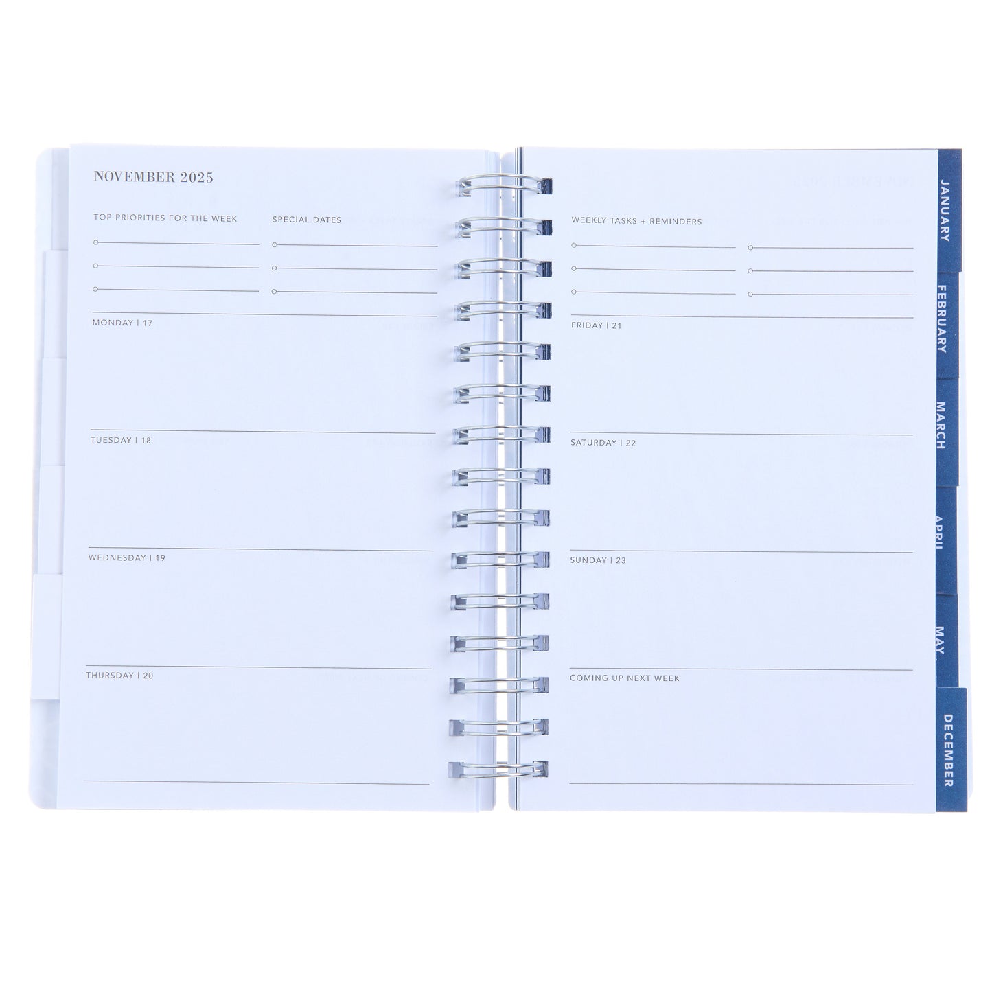 Navy Monthly + Weekly Planner - January-December 2025 Gartner Studios Planner 104500