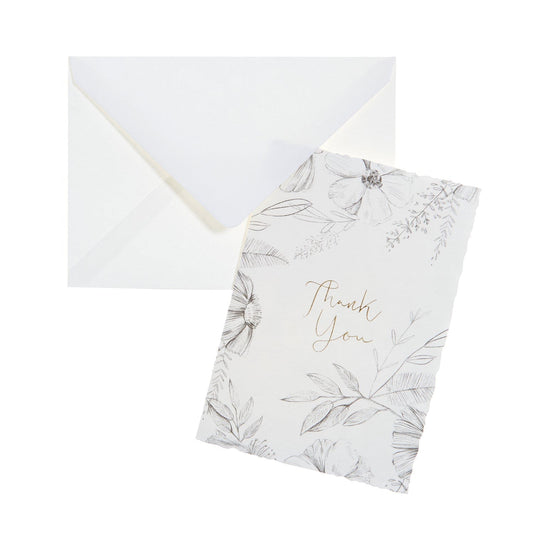 Antique Floral Thank You Cards - 50 Count Gartner Studios Cards - Thank You