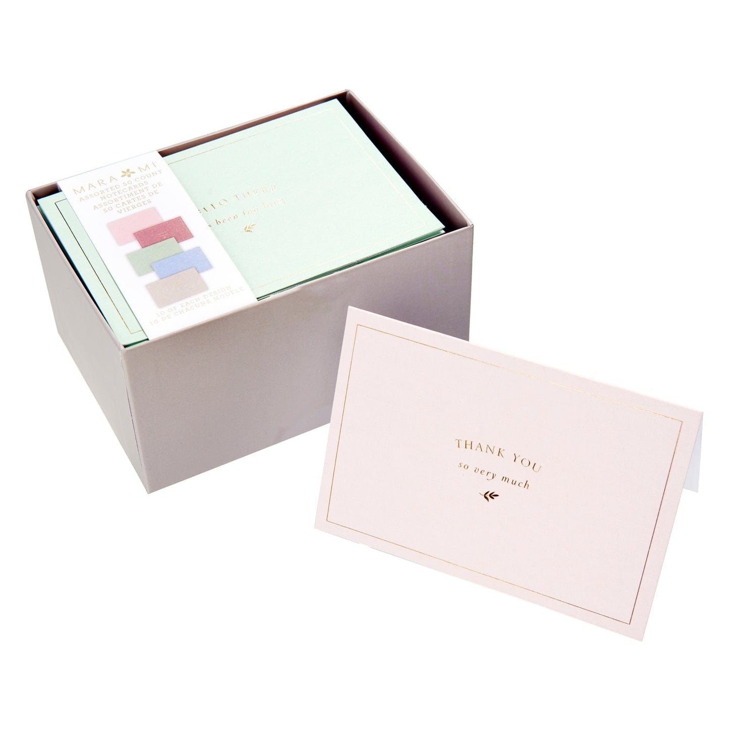 Assorted Sentiment Note Cards - Set of 50 Gartner Studios Cards - Thank You 94145