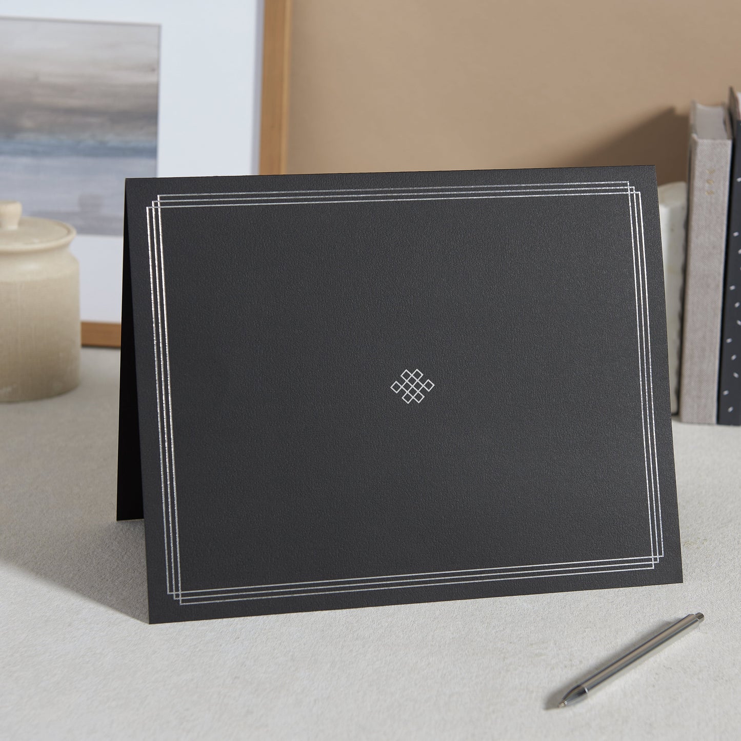 Award Certificate Holder With Silver Foil - Set of 6 Gartner Studios Certificate Holder