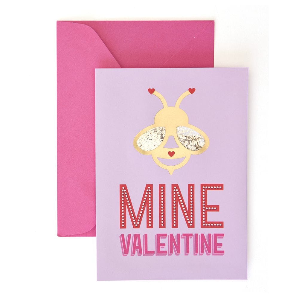 Bee Mine Valentine&#39; Valentine&#39;s Day Card With Gold Foil Gartner Studios Cards - Valentine&#39;s Day 39071