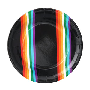 Black Rainbow Snack Plate Gartner Studios Plates + Dishes 61397