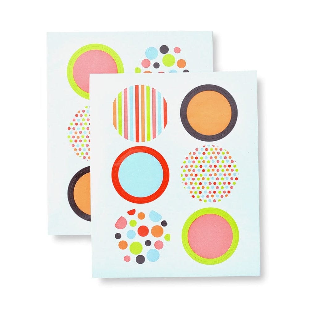 Brights Assorted Sticker Set - 12 Count Gartner Studios Stickers 61805