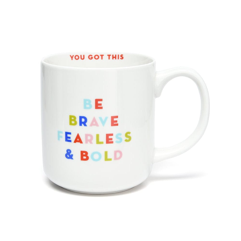 Colorful 'Be Brave' Mug Gartner Studios Drinkware 41462