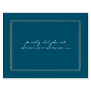 Elegant Lines Wedding Response Card Gartner Studios Response Cards