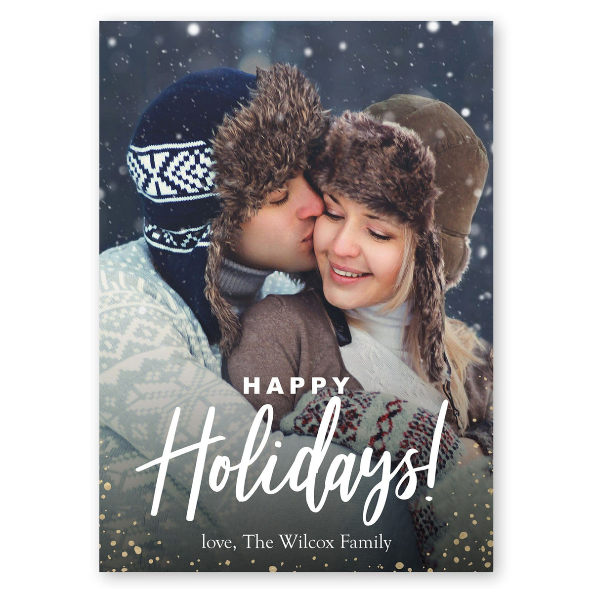 Family Holiday Card Black Gartner Studios Christmas Card 95462