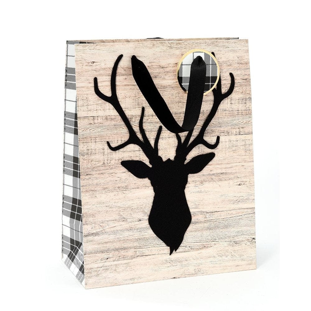 Felt Deer Icon Medium Gift Bag With Tag Gartner Studios Gift Bags 44192