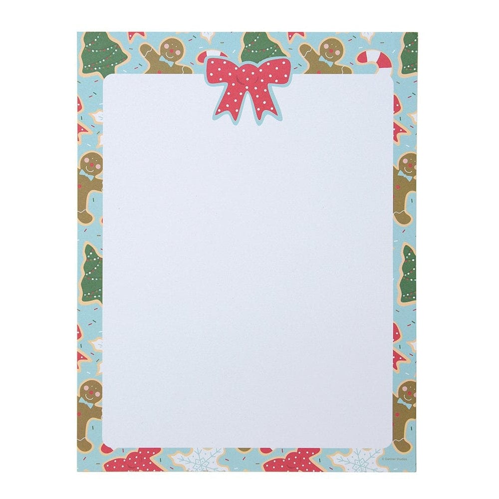 Gingerbread Holiday Stationery Paper - 80 Count Gartner Studios Stationery Paper 42166