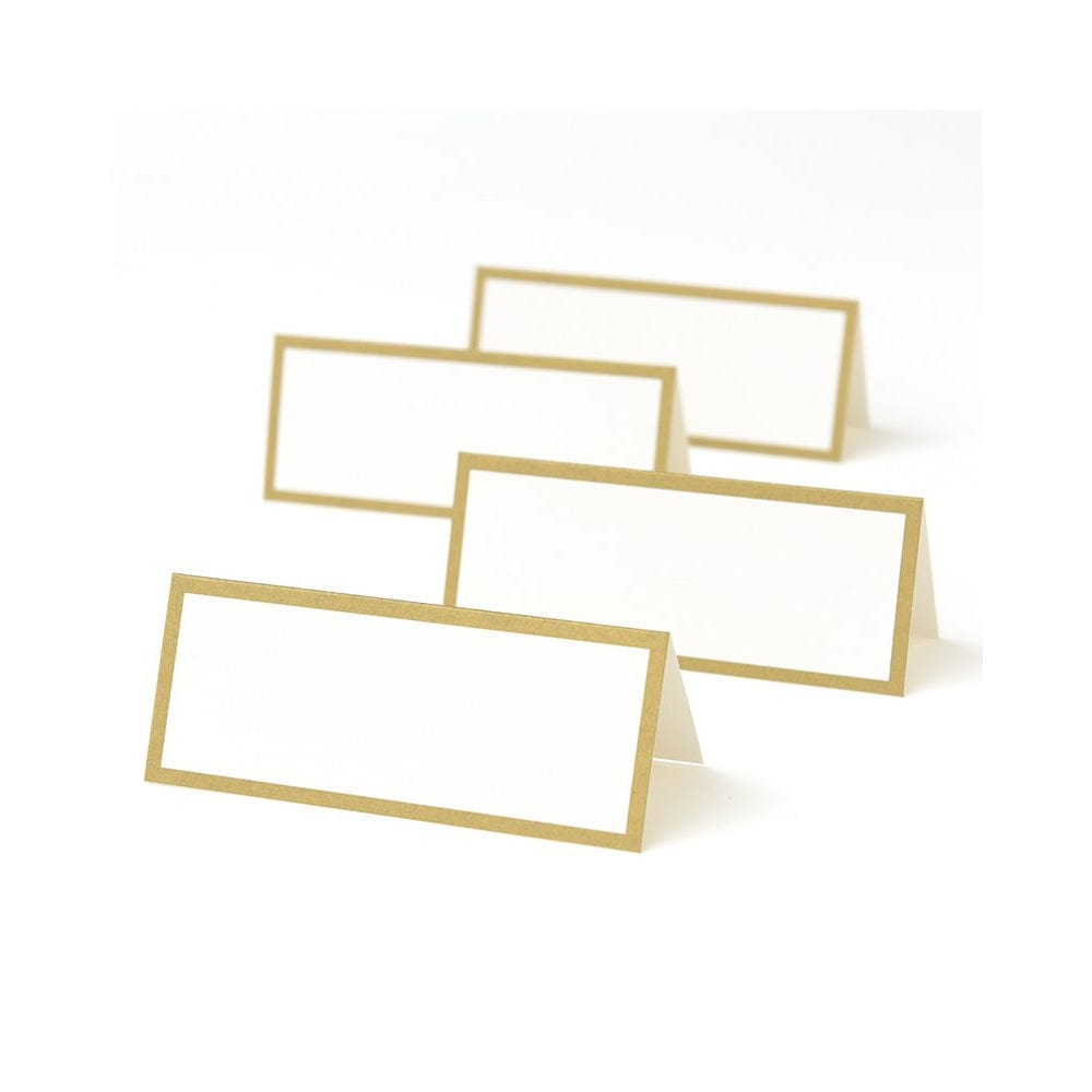 Gold Border Write-In Place Cards
