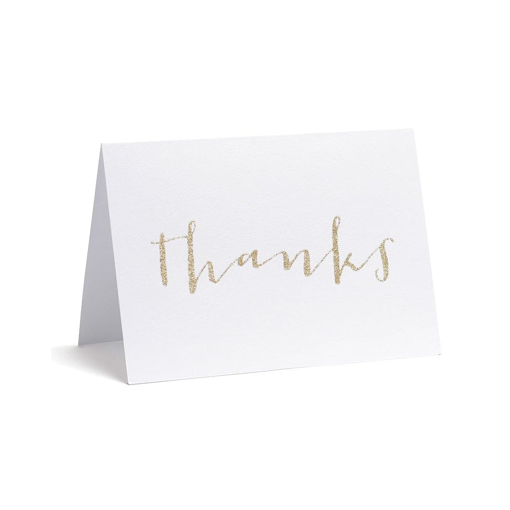 Gold Glitter &#39;thanks&#39; Thank You Cards Gartner Studios Cards - Thank You 22049