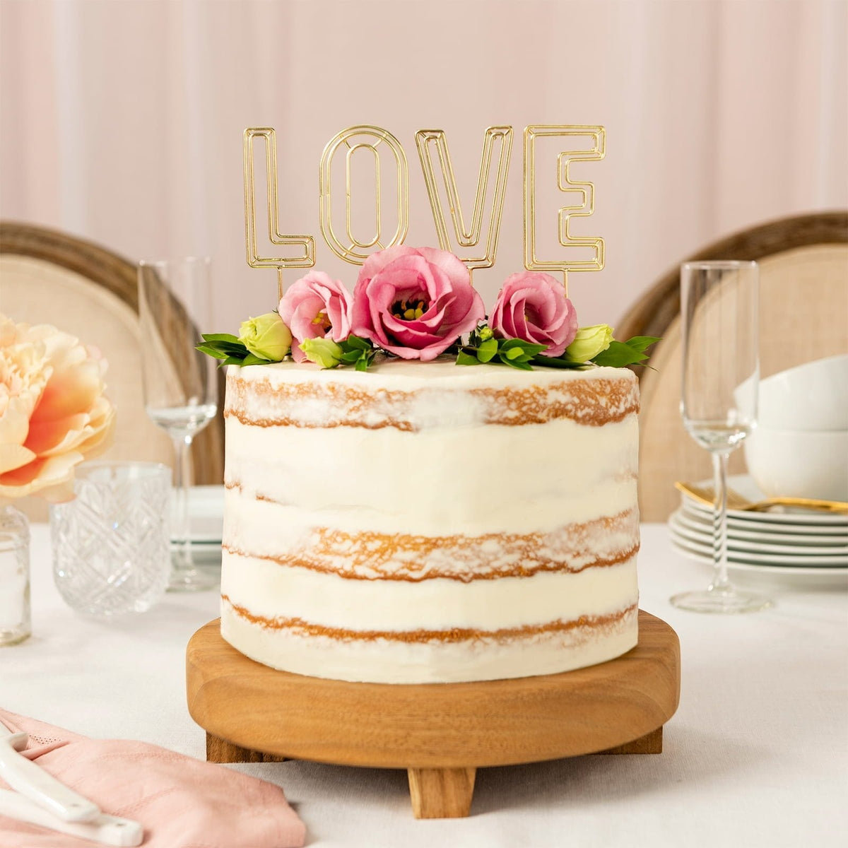 Gold Love Wedding Cake Topper Gartner Studios Cake Topper 37432