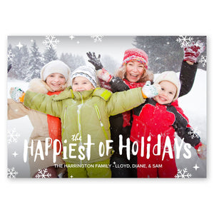 Happiest of Holidays Holiday Card White Gartner Studios Christmas Card 95454