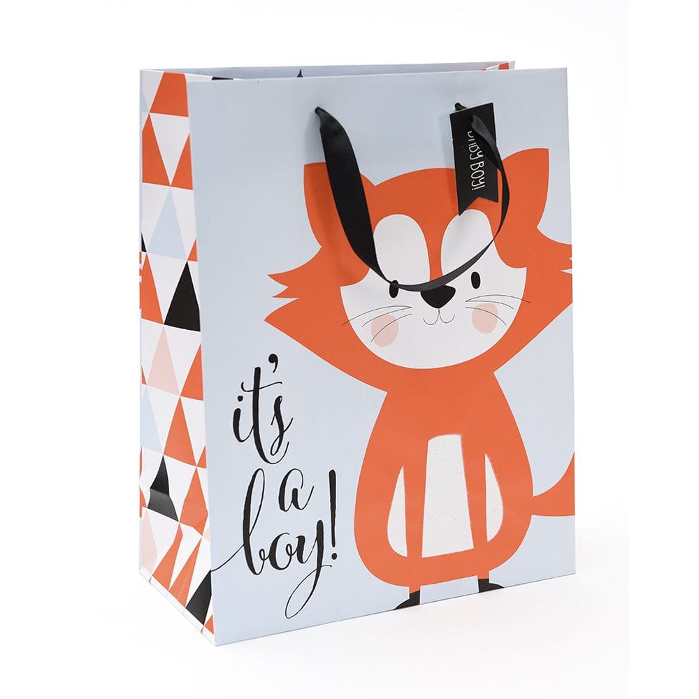 It&#39;s A Boy!&#39; Baby Fox Medium Gift Bag Gartner Studios Gift Bag 17149