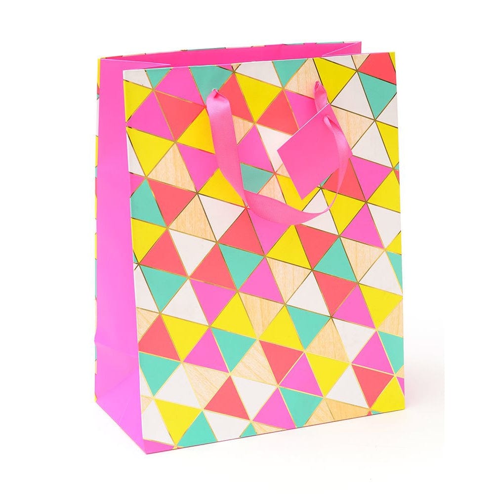 Kaleidoscope Gift Bag & Tag With Gold Foil Medium Gartner Studios Gift Bags 51890
