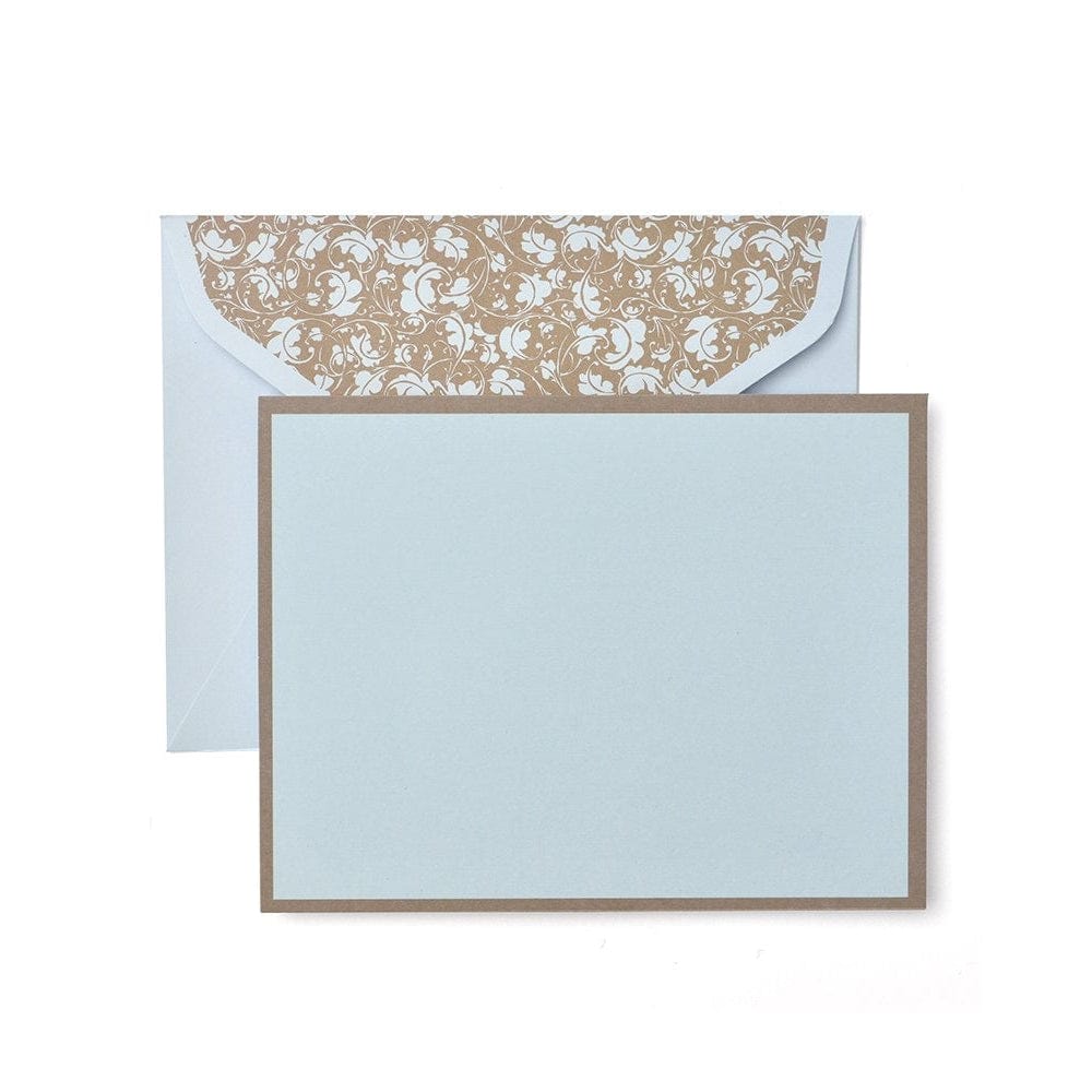 Light Blue &amp; Brown Foliage Note Cards Gartner Studios Note Cards 74944