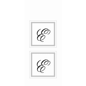 Monogram Envelope Seal Stickers E Gartner Studios Seals 86158