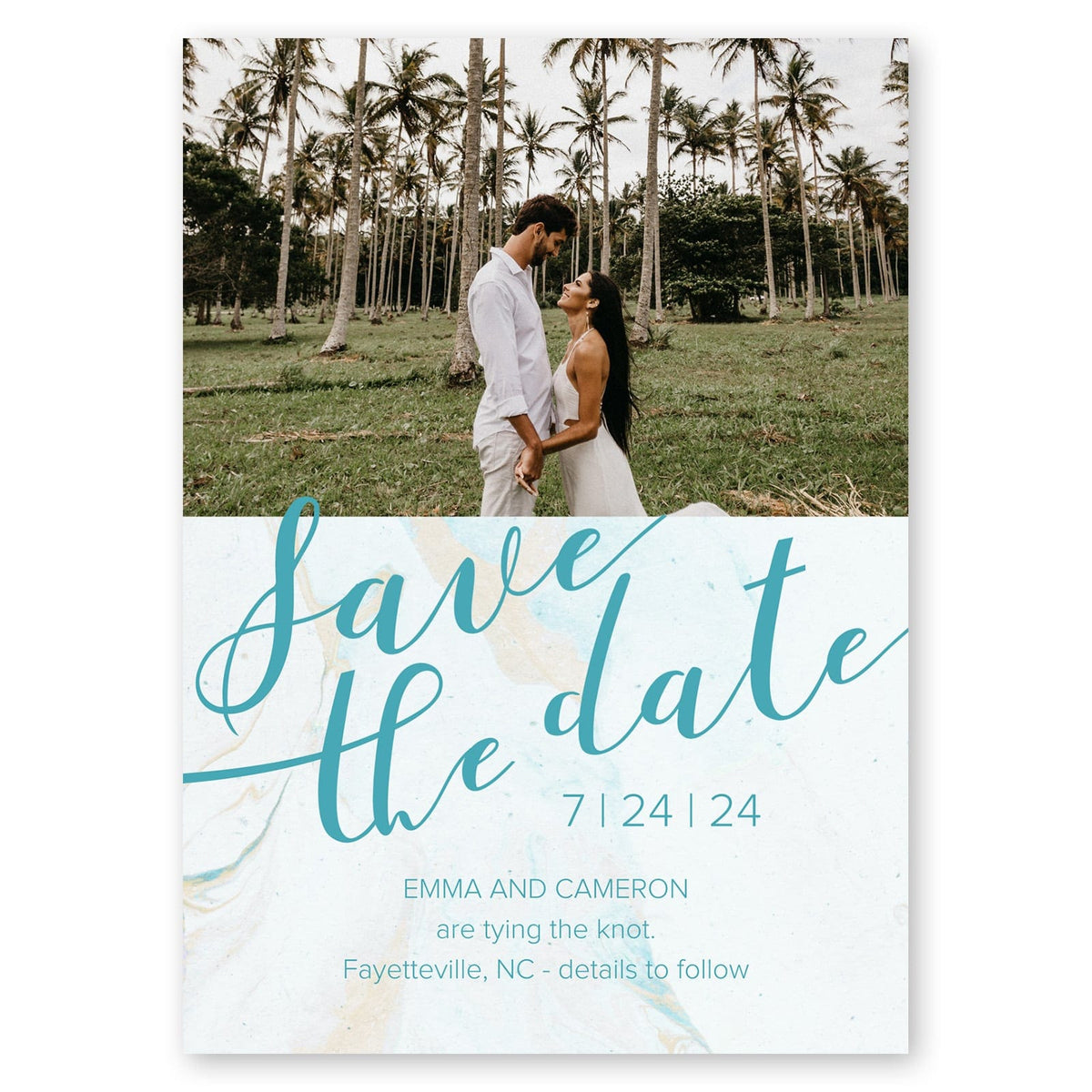 Mostly Marble Save The Date Blue Gartner Studios Save The Dates 96023