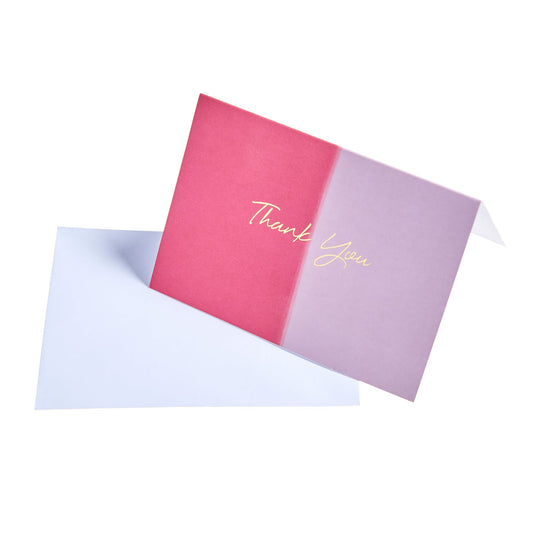 Ombre + Speckle Notecard Set - 50 Count Gartner Studios Cards - Thank You 59735