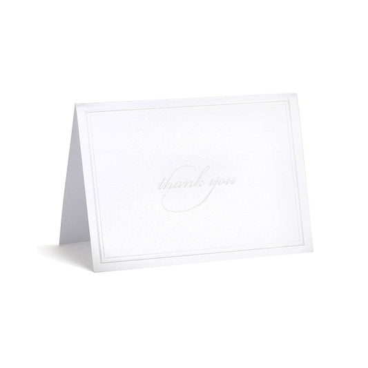 Pearl Border Thank You Cards White / 50 Gartner Studios Cards - Thank You 61506