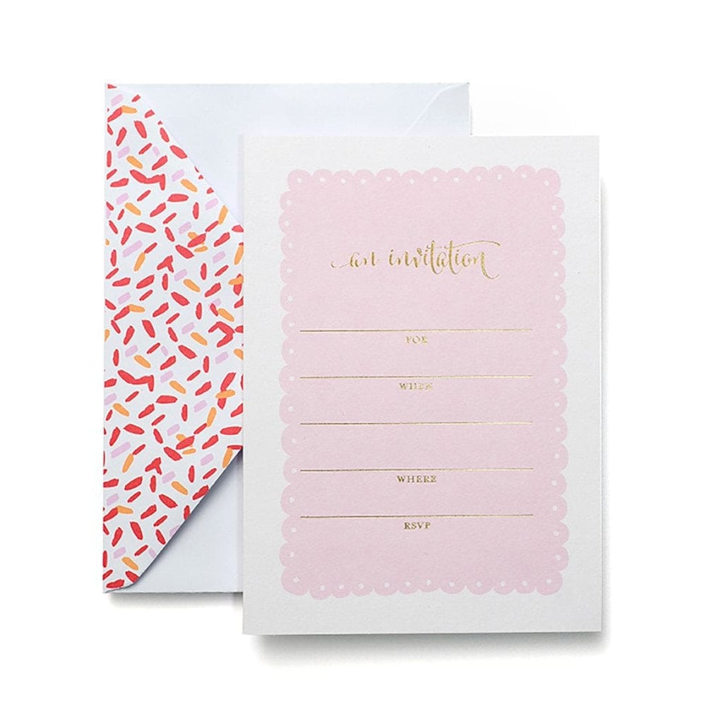 Pink And Gold Foil Party Invitations Gartner Studios Invitations 83769