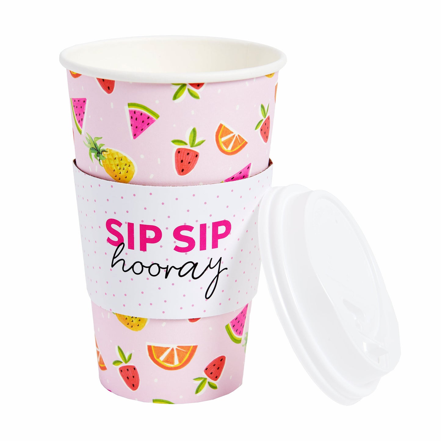 Pink Fruit Party Cups - 12 Count Gartner Studios Drinkware 89104
