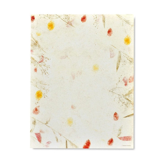Pressed Floral Stationery Paper 40 Gartner Studios Stationery Paper 61750
