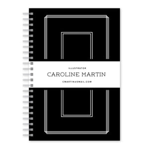 Tailored Sequence Custom Notebook Black Gartner Studios Notebooks 97504