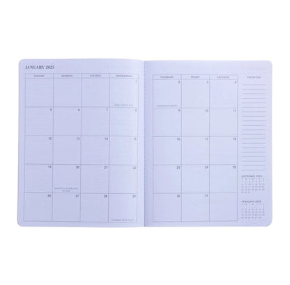 2025 Monthly + Weekly Planner - Cognac Floral Gartner Studios Planner 100550