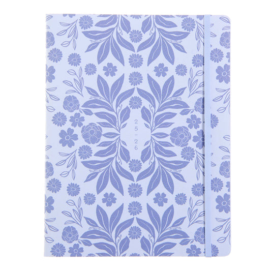 2025 Monthly + Weekly Planner - Navy Floral Gartner Studios Planner 104532