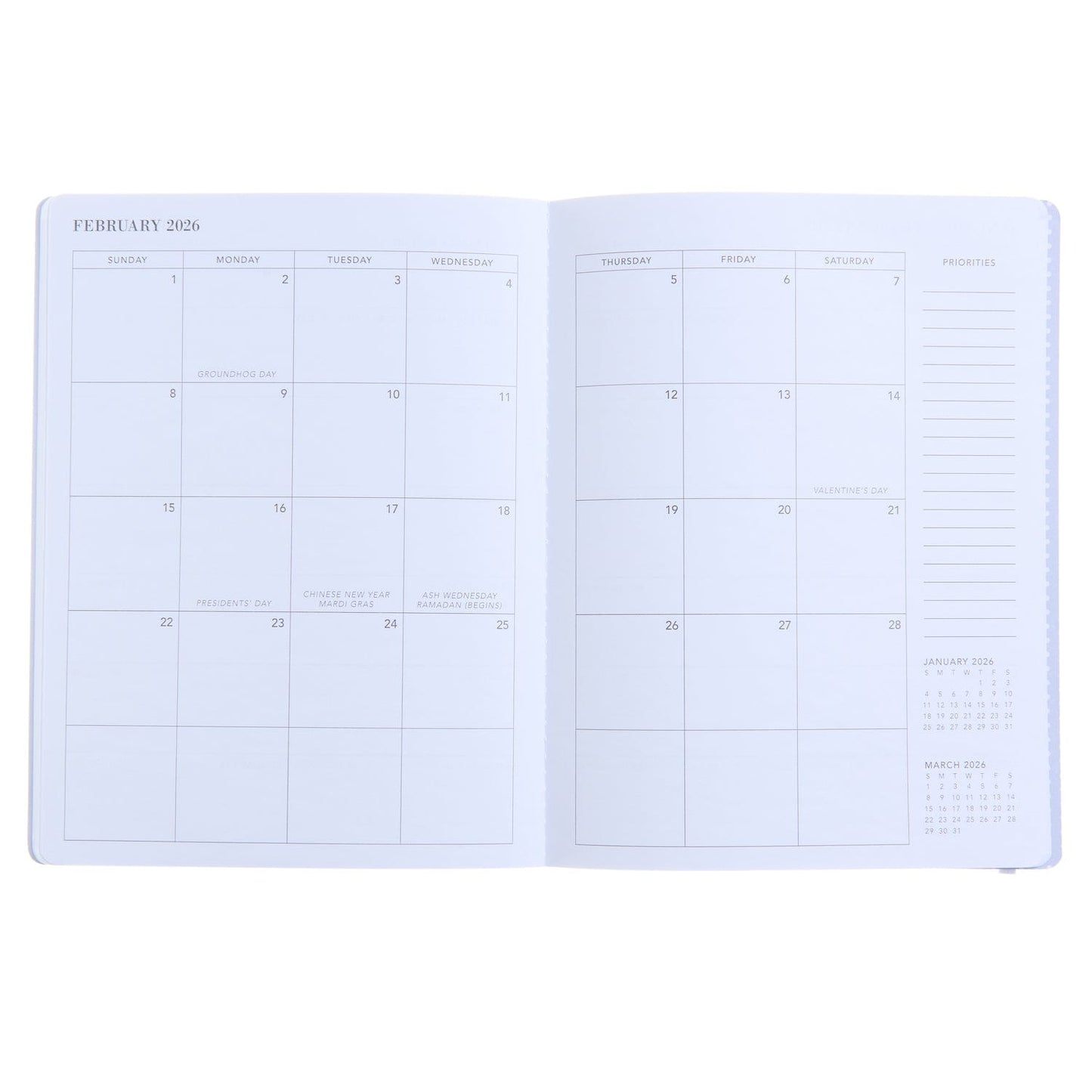2025 Monthly + Weekly Planner - Navy Floral Gartner Studios Planner 104532