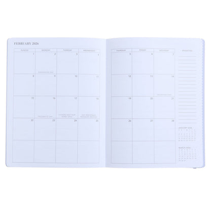 2025 Monthly + Weekly Planner - Navy Floral Gartner Studios Planner 104532