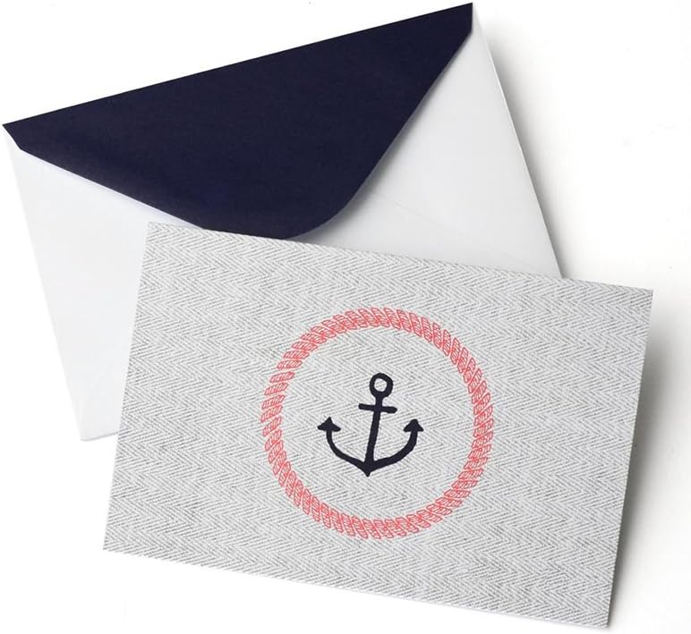 Anchor Blank Notecards - 10 Count Gartner Studios Cards - Thank You 83765
