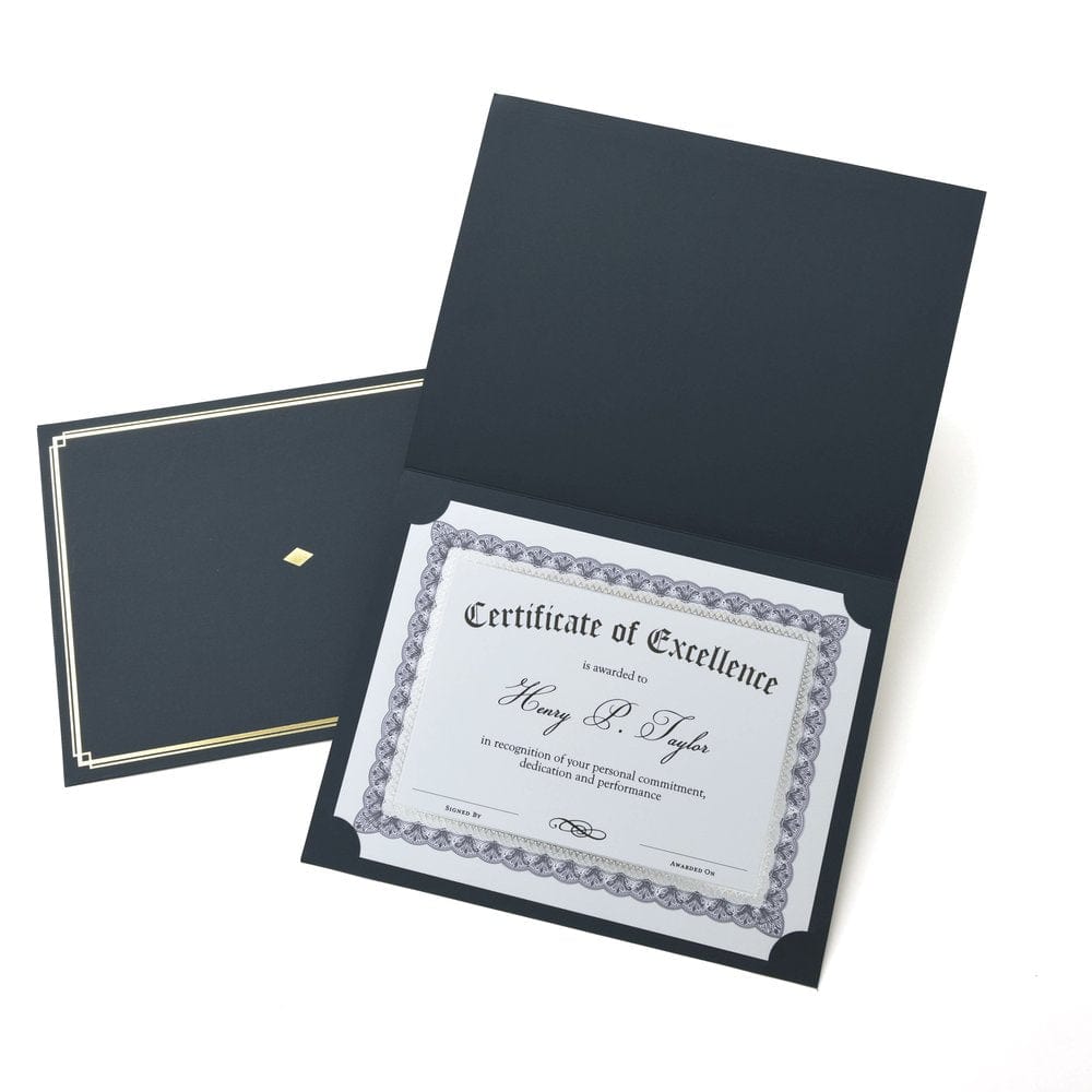 Award Certificate Holder With Gold Foil - Set of 36 Gartner Studios Certificate Holder