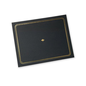 Award Certificate Holder With Gold Foil - Set of 36 Black Gartner Studios Certificate Holder 54515