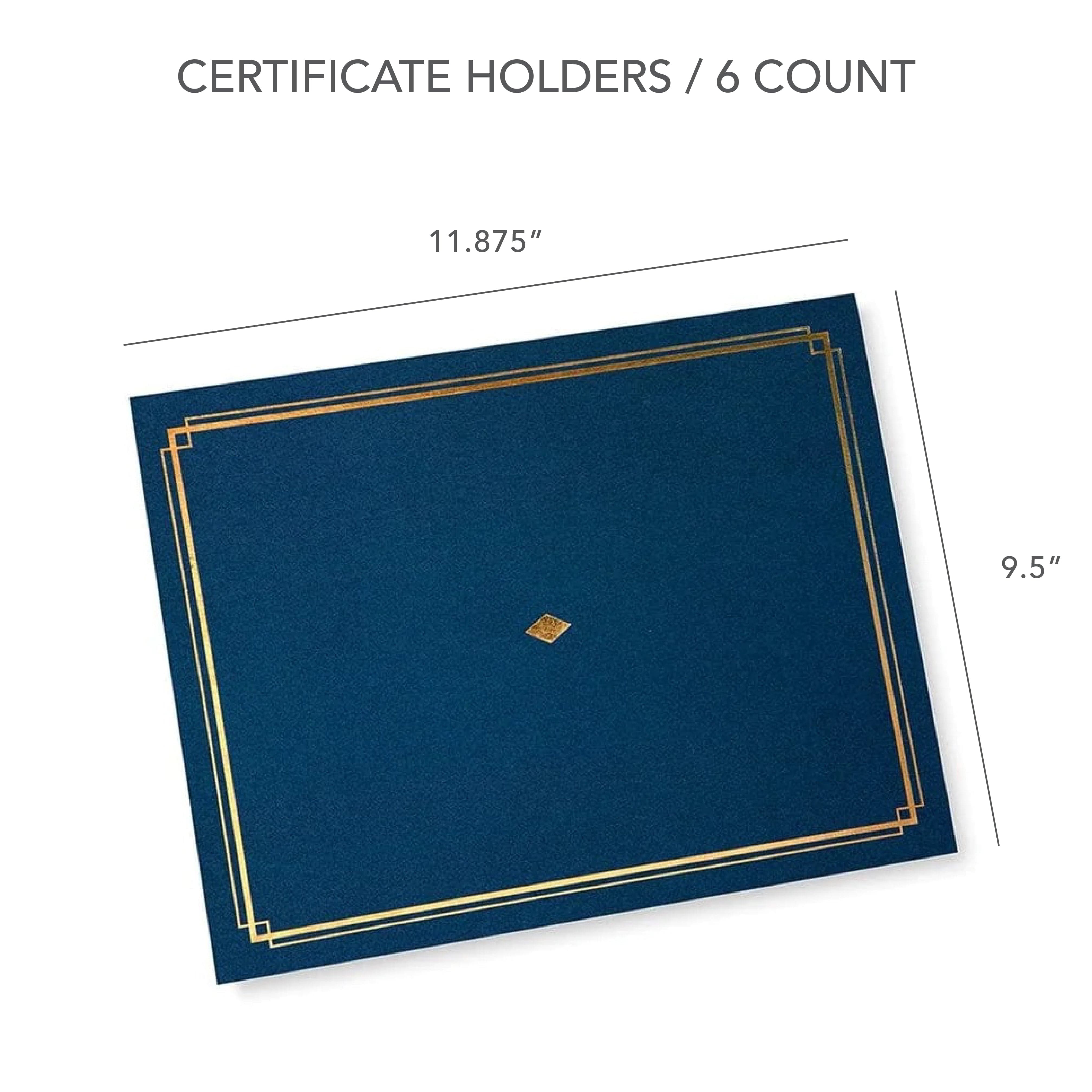 Award Certificate Holder With Gold Foil | Gartner Studios