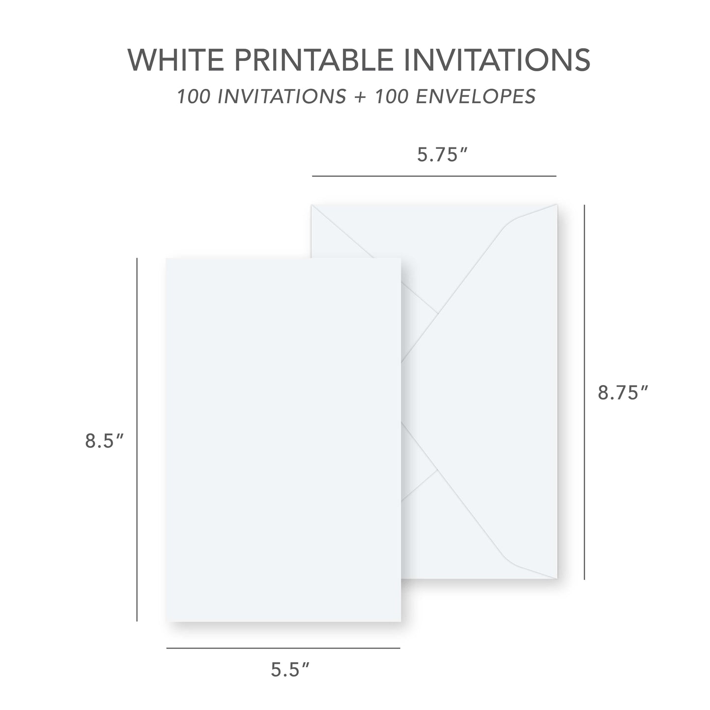 Classic Print At Home Wedding Invitation Kit Gartner Studios Invitations