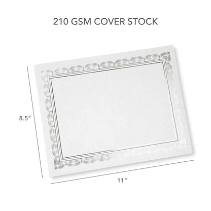 Foil Certificate Paper - Silver Gartner Studios Certificate Paper 74938