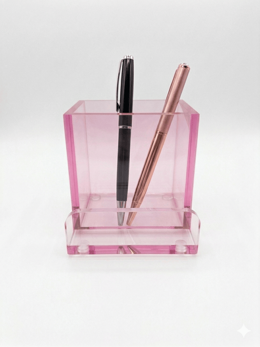 Gartner Studios Blush Acrylic Pencil Cup: Desk Storage or Makeup Holder Gartner Studios Organizer 97433