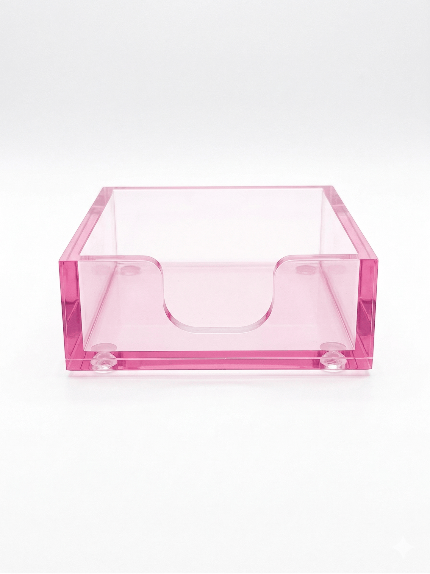 Gartner Studios Blush Acrylic Sticky Note Holder – Blush Multipurpose Organizer Gartner Studios Organizer 97431