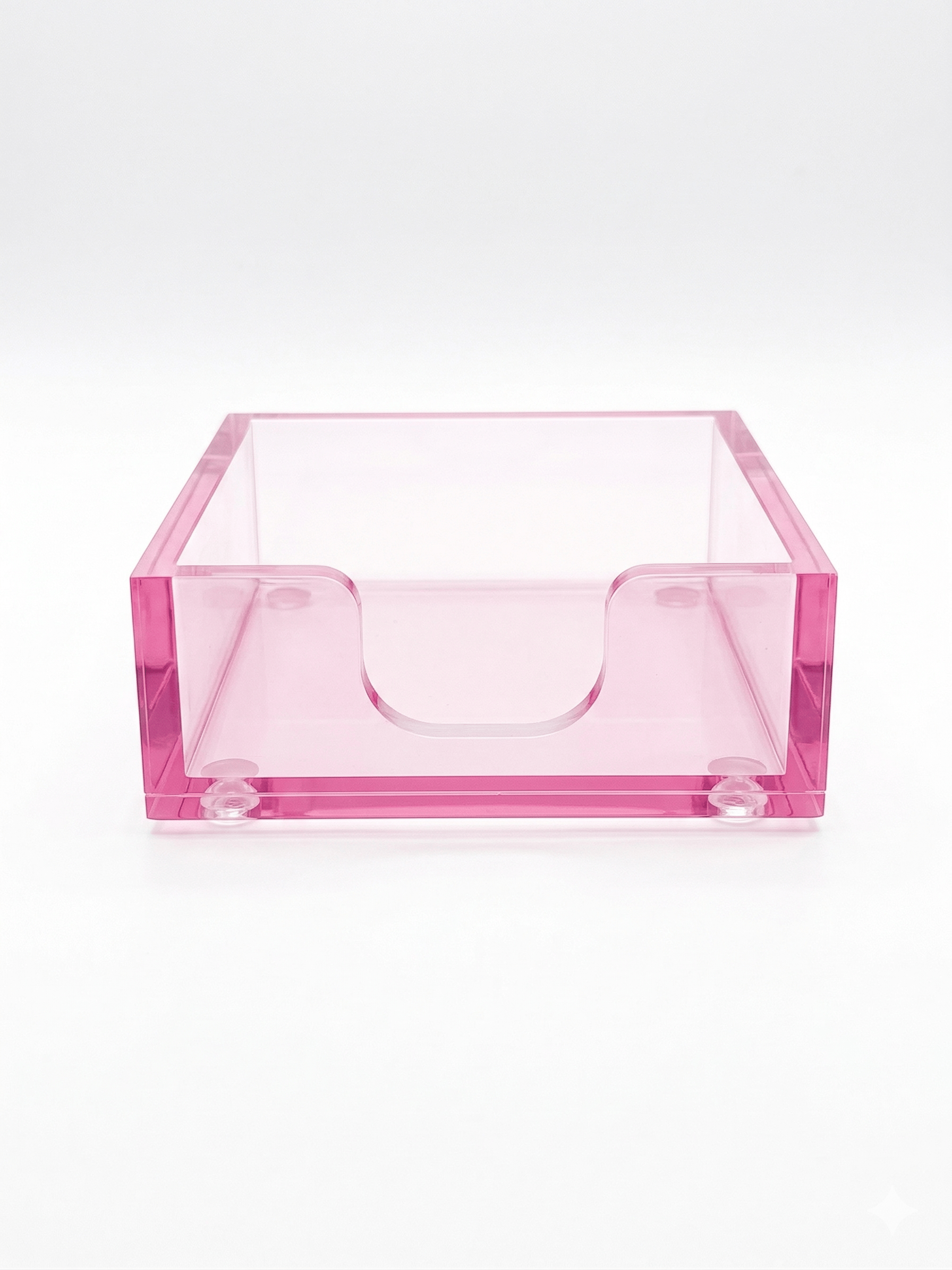 Gartner Studios Blush Acrylic Sticky Note Holder – Blush Multipurpose Organizer Gartner Studios Organizer 97431
