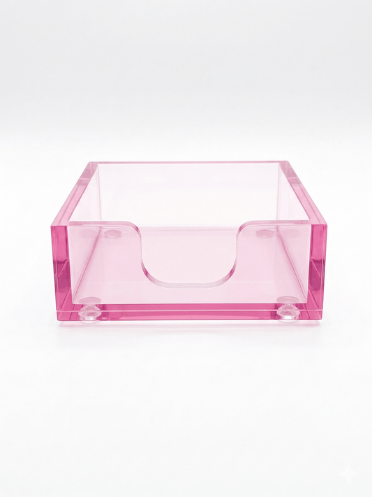 Gartner Studios Blush Acrylic Sticky Note Holder – Blush Multipurpose Organizer Gartner Studios Organizer 97431