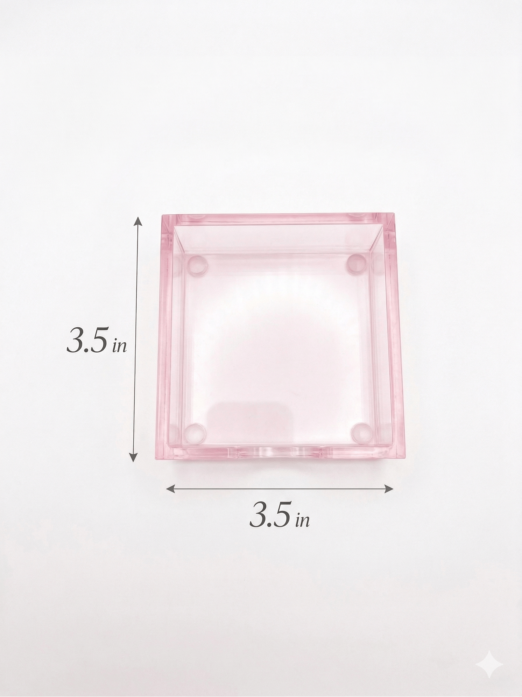 Gartner Studios Blush Acrylic Sticky Note Holder – Blush Multipurpose Organizer Gartner Studios Organizer 97431