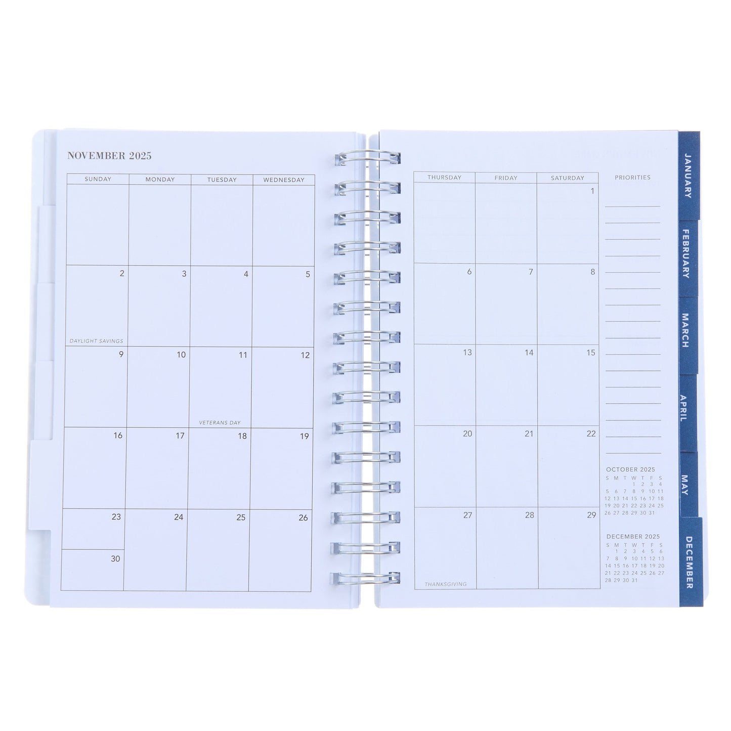 Navy Monthly + Weekly Planner - January-December 2025 Gartner Studios Planner 104500