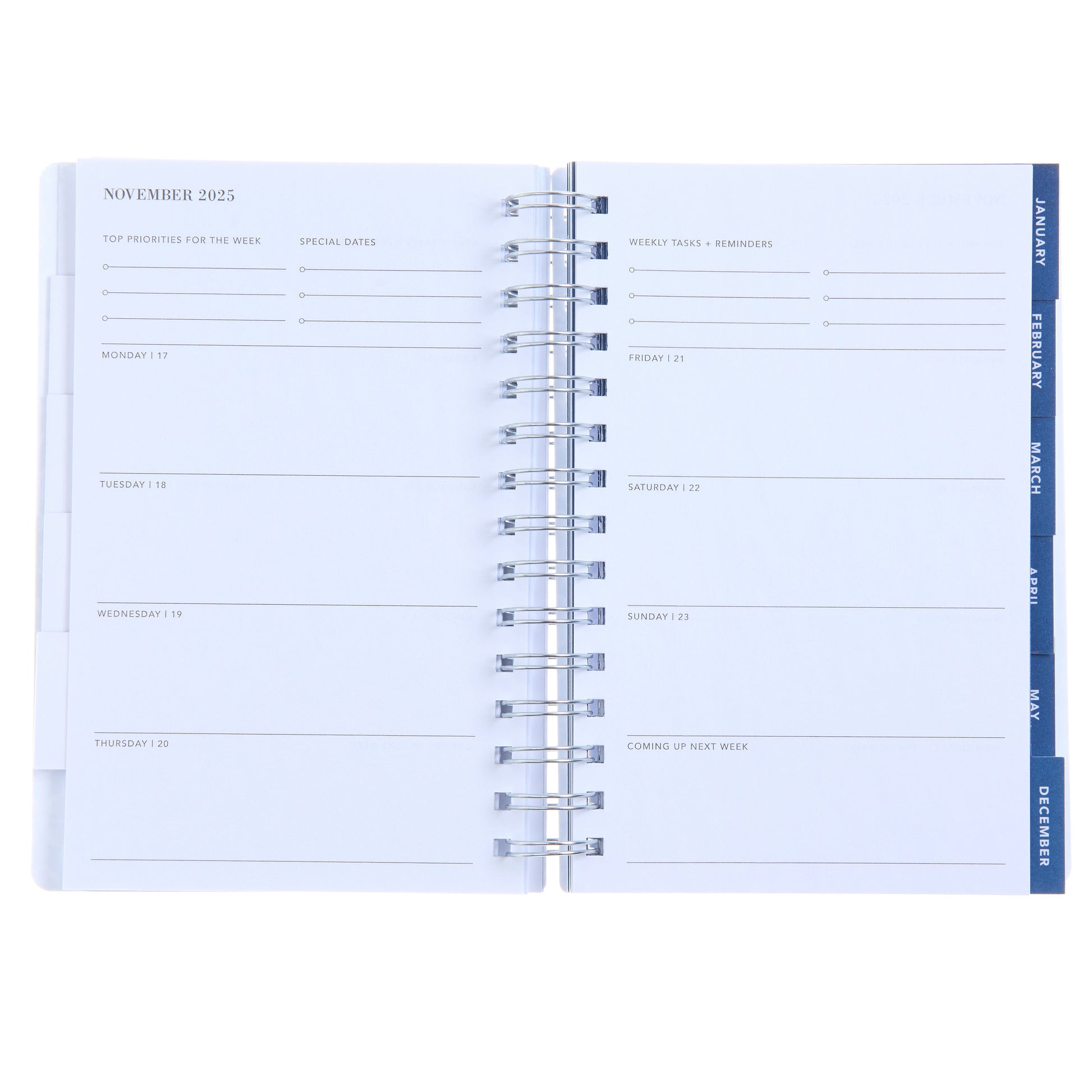 Navy Monthly + Weekly Planner - January-December 2025 Gartner Studios Planner 104500