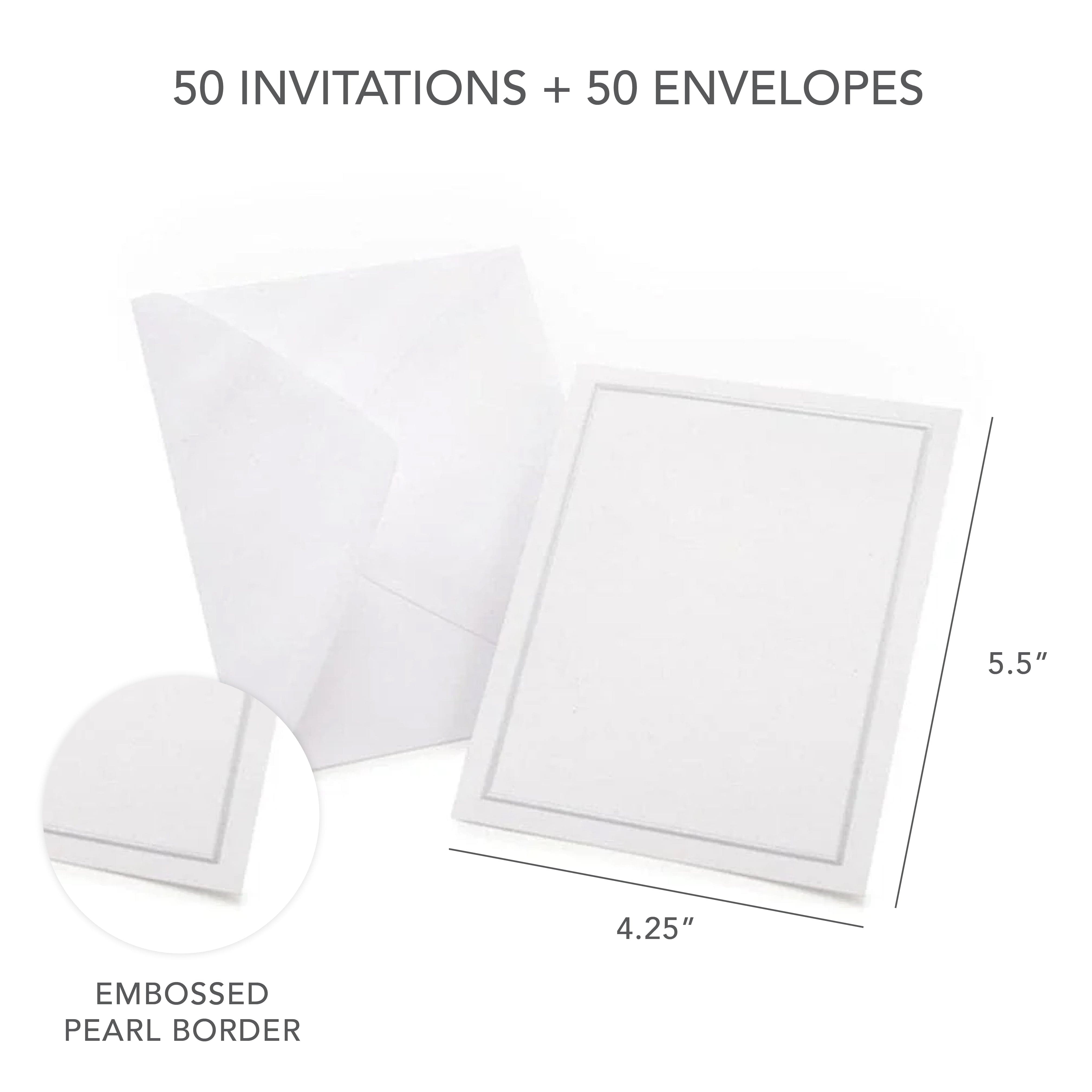 Silver Foil Border All Purpose Cards | Gartner Studios