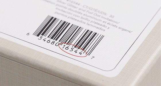 Product barcode and SKU | Gartner Studios