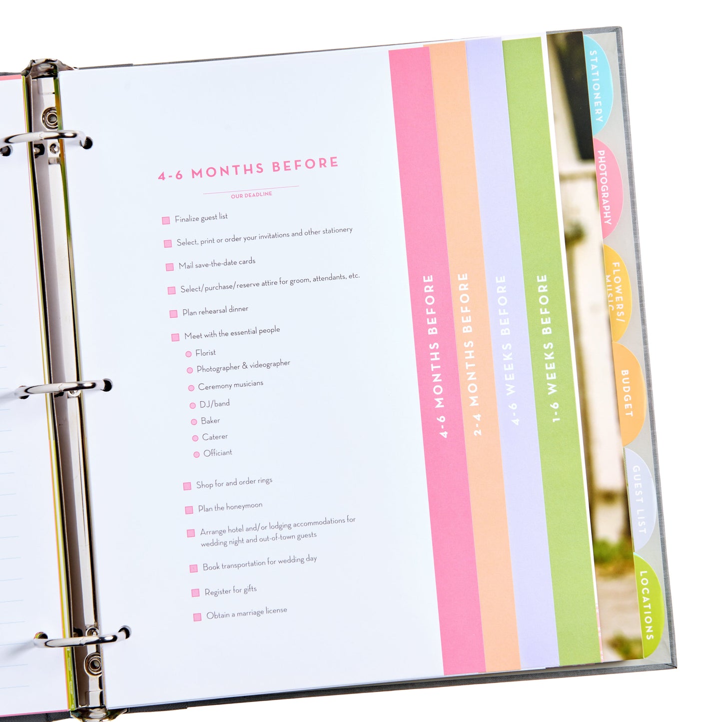 Wedding Planner Organization Book Gartner Studios Accessories 78575