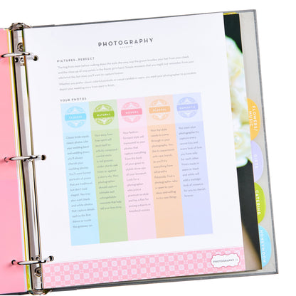 Wedding Planner Organization Book Gartner Studios Accessories 78575