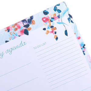 Weekly Agenda - Watercolor Floral - Smart Deck Desktop Calendar Gartner Studios